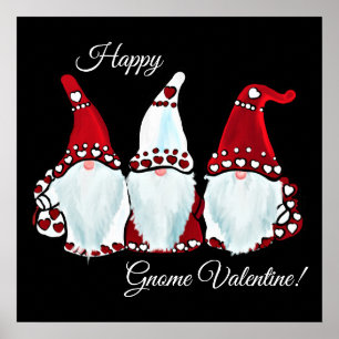 Gnome Valentine Poster