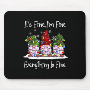 Gnome Weihnachten seine schöne ich bin gut alles i Mousepad