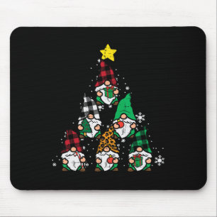 Gnome Weihnachtsbaum Lustige Weihnachten Feiertage Mousepad