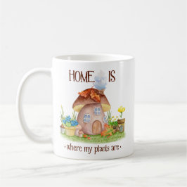 Gnome Zuhause-Pilz-Pflanze Blume Garten Kaffeetasse