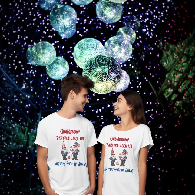 Gnomebody Parties Comme Nous Tshirt (Créateur téléchargé)