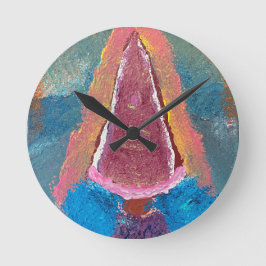 Gnomeification clock runde wanduhr
