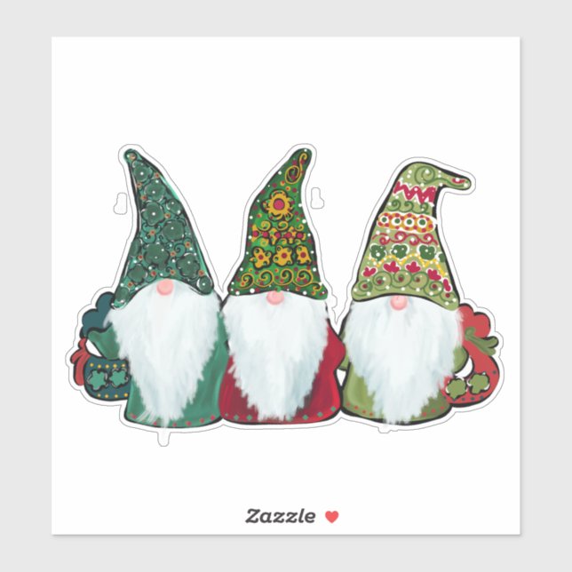 GNOMES AUFKLEBER (Blatt)