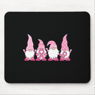 Gnomes Breast Cancer Awareness Peace Lover Geschen Mousepad