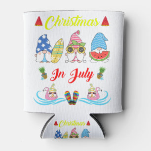 Gnomes Christmas im Juli Sommer Dosenkühler