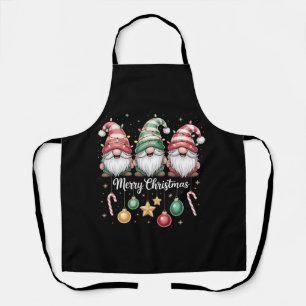 Gnomes Christmas Light Family Gnome Xmas Matching Schürze