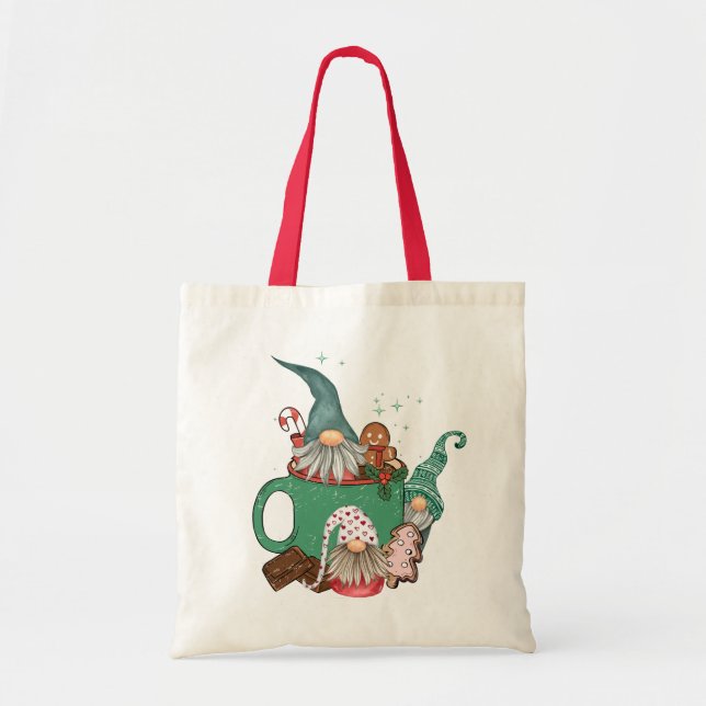 Gnomes & Cocoa Tragetasche (Vorne)