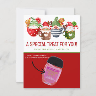 Gnomes de Noël, Cartes cadeaux personnalisées de c
