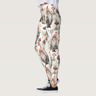 Gnomes et champignons Leggings - mignonne