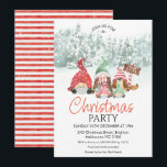 Gnomes Family of Four Christmas Party Einladung<br><div class="desc">Gnomes Family of Four Christmas Party Einladung Niedliche Gnome Familie Weihnachten Party Einladung mit einem Papa Gnome, Mama, Gnome, Junge oder Sohn, eine Tochter Gnome und Hund. Diese gnome Weihnachtsfamilie zeichnet sich auch durch ein Zeichen und einen stimmungsvollen Winter- und Schneehund aus. Dieses Weihnachtsgnome Party lädt Sie niedlich ein, Gäste...</div>
