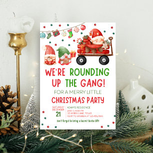 Gnomes Fun Fun Noël Fête Invitation