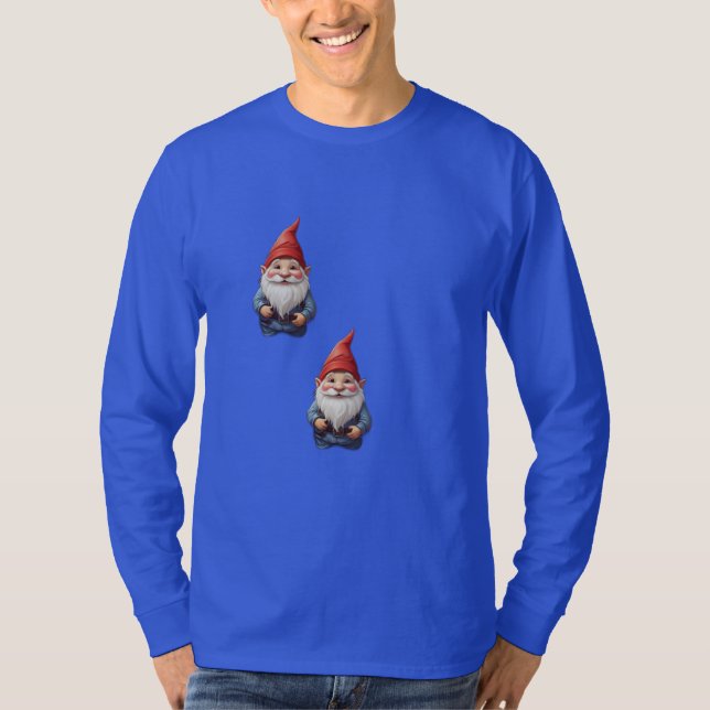 Gnome's Garden: Weibliche Laune für Naturliebhaber T-Shirt (Vorderseite)