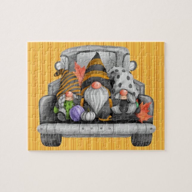 Gnomes Grey Truck Puzzle (Horizontal)