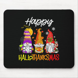 Gnomes Hallothanksmas Halloween Erntedank Chris Mousepad