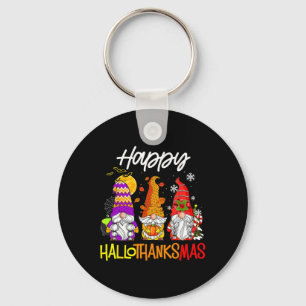 Gnomes Hallothanksmas Halloween Erntedank Chris Schlüsselanhänger