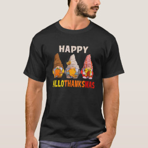 Gnomes Halloween Erntedank Weihnachtsfeier Hall T-Shirt