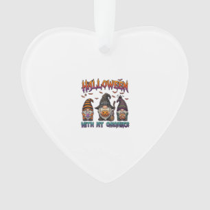 Gnomes Halloween Trois Gnomes Chapeau de Sorcière 