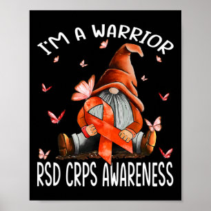 Gnomes I bin ein Krieger Rsd Crps Awareness Butter Poster