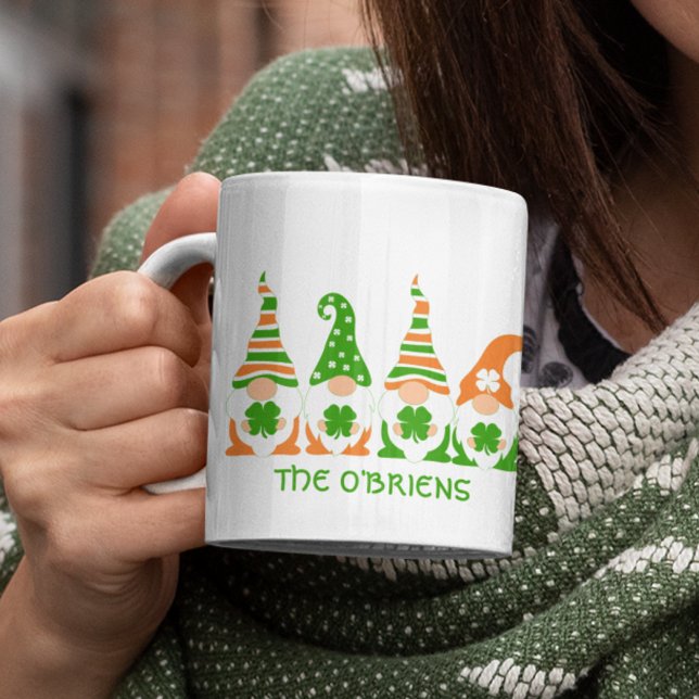 Gnomes irlandais mignonnes café Mug (Créateur téléchargé)