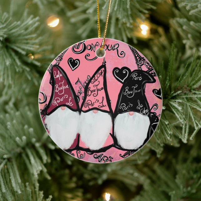 GNOMES KERAMIK ORNAMENT (Baum)