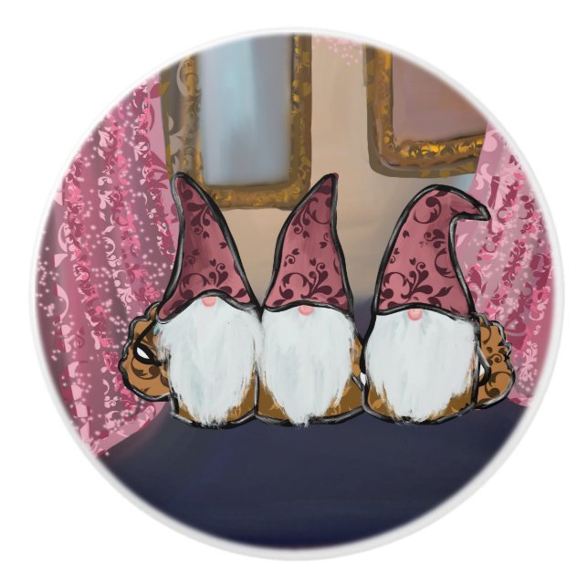 GNOMES KERAMIKKNAUF (Vorderseite)