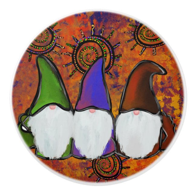 GNOMES KERAMIKKNAUF (Vorderseite)