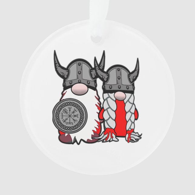 Gnomes nordiques mignons Viking Tomte Couple Scand (devant)