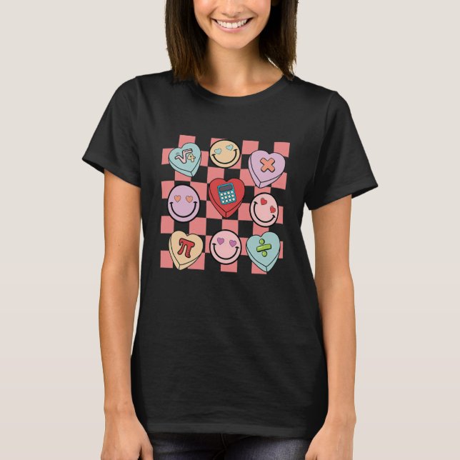 Gnomes Nurse Holding Hearts Stethoscope Cute Valen T-Shirt (Vorderseite)