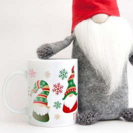 Gnomes Personalized Christmas Kaffeetasse