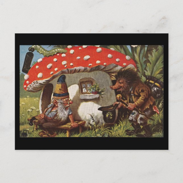 Gnomes Postkarte (Vorderseite)