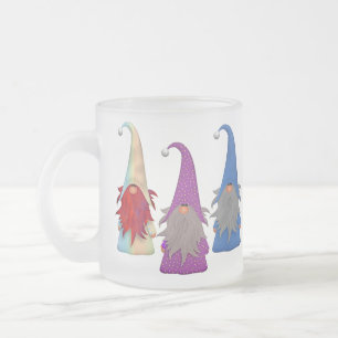 Gnomes Trio Mug en verre dépoli