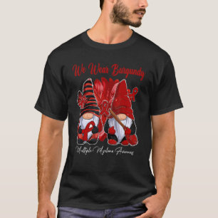 Gnomes Wir tragen Lila Migräne Kopfschmerzen Bewus T-Shirt