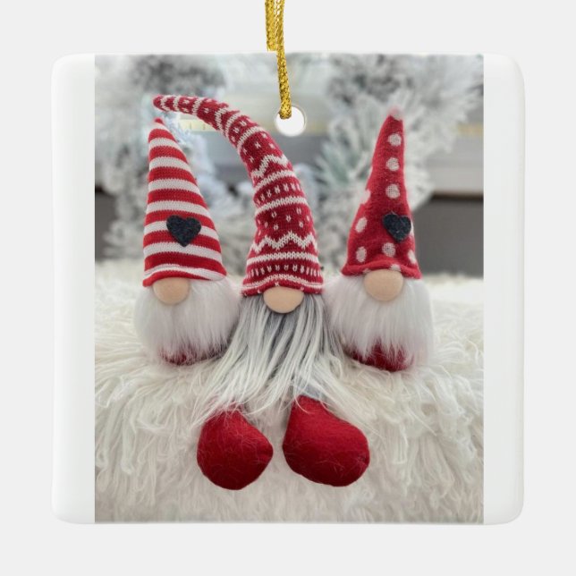 **GNOMFREUNDE ODER FAMILIE** ORNAMENT (Vorderseite)
