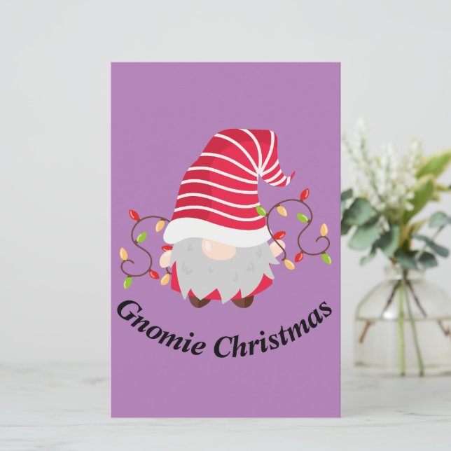 Gnomie Christmas Flat Paper (Stehend Vorderseite)