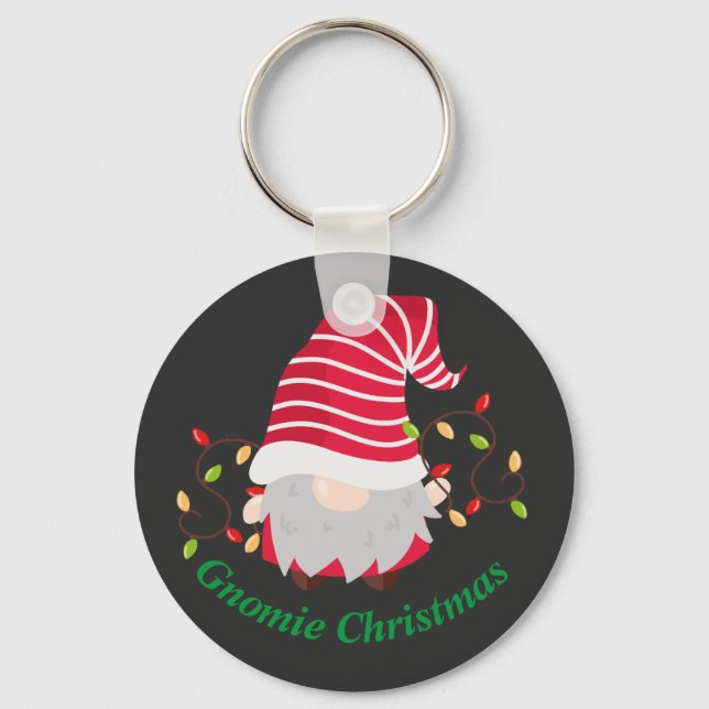 Gnomie Christmas Schlüsselanhänger (Vorderseite)