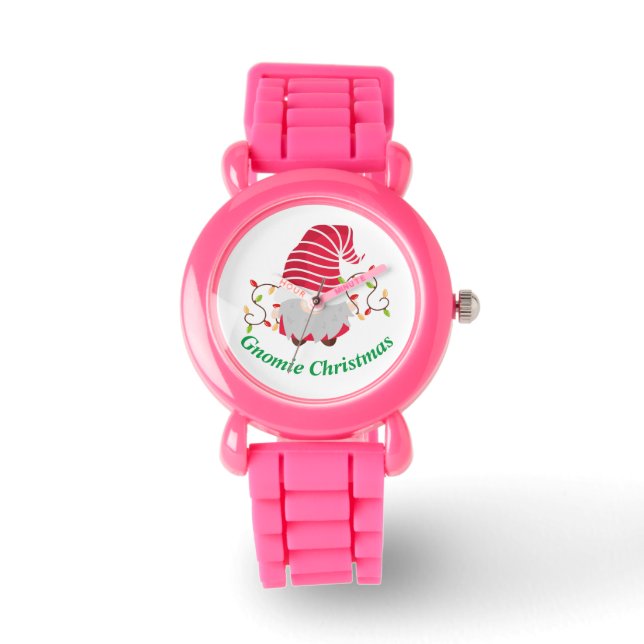 Gnomie Christmas Watch Armbanduhr (Vorderseite)