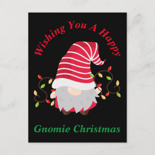 Gnomie Weihnachtskarte Postkarte