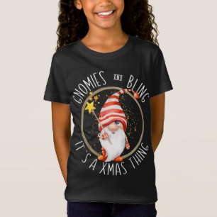 Gnomies and Bling It`s a Xmas Things - Niedliche W T-Shirt