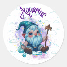 Gnomoscope Aquarius Sticker