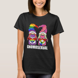 Gnomosexual Lgbtq Gnome Lesbian Liebe T-Shirt