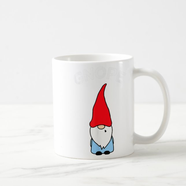 Gnope Gnome Nope Funny Christmas Party Männer Frau Kaffeetasse (Rechts)