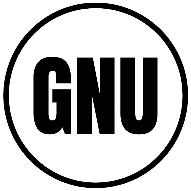 GNU - Goodnews Bay Classic Round Sticker (Von Creator hochgeladen)