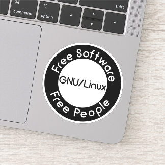 GNU/Linux Aufkleber