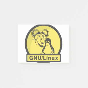 GNU/Linux Post-it Klebezettel