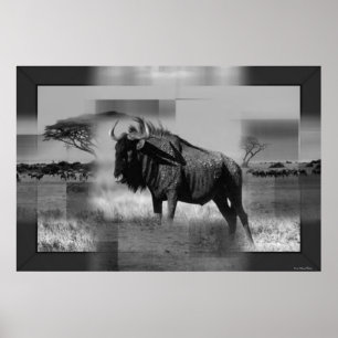 Gnu Print Poster