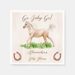 Go baby laufen beige Pferdeschuhdusche Serviette