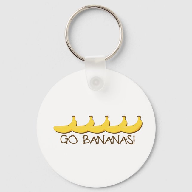 Go Bananas! Schlüsselanhänger (Vorderseite)