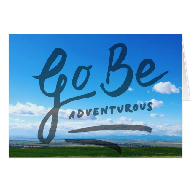 Go Be Adventurous (Vorderseite (Horizontal))