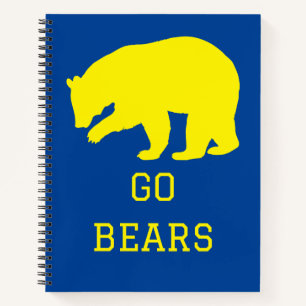 Go Bears Carnet spiral
