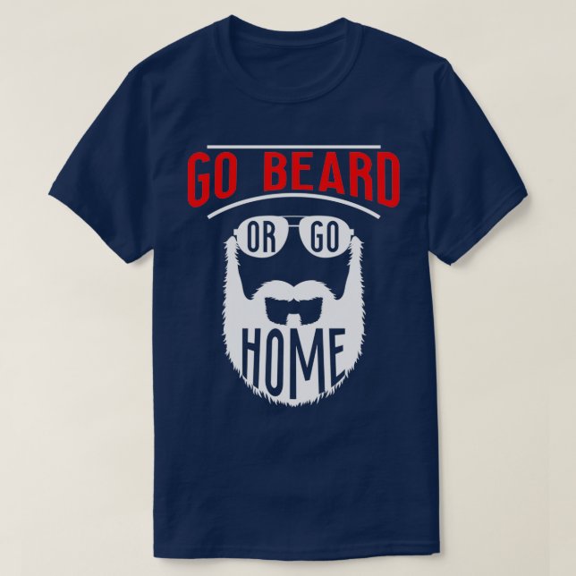 Go Beat oder Go Zuhause T-Shirt (Design vorne)